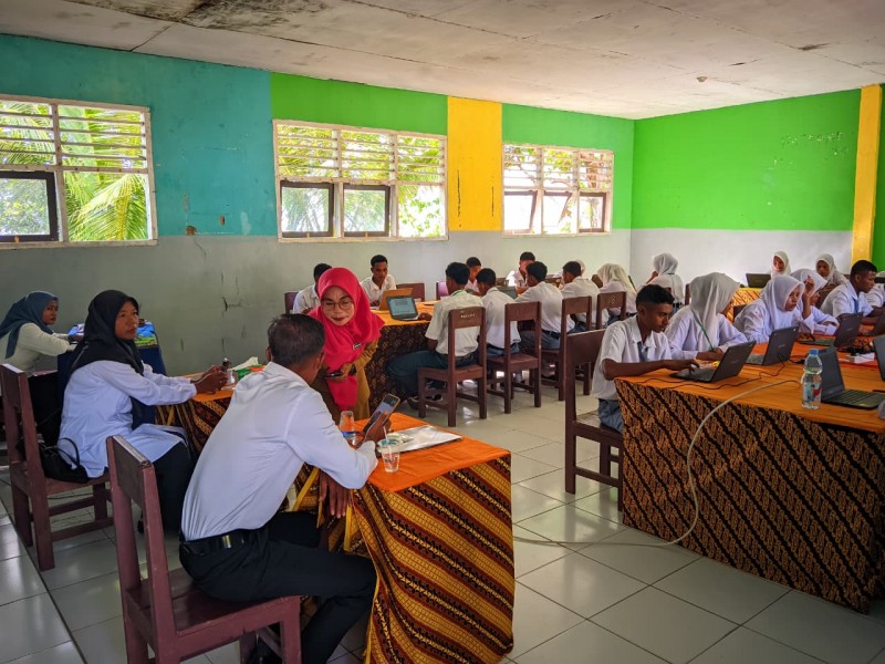 SMA Negeri 9 Seram Bagian Timur Gelar Tes Kemampuan Akademik Tahun 2025 bagi Siswa Kelas XII